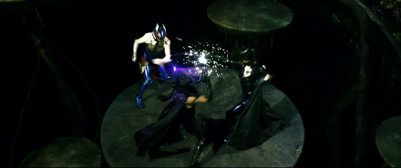 Illustration for article titled Gatchaman Is So Full of Action Movie Clichés It Hurts